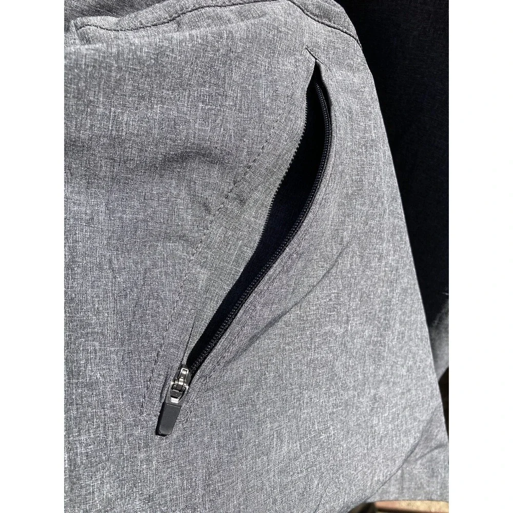 Men's Toes on the Nose Jacket Gray Full-Zip Dawn Patrol L Poly Beach Surf UPF